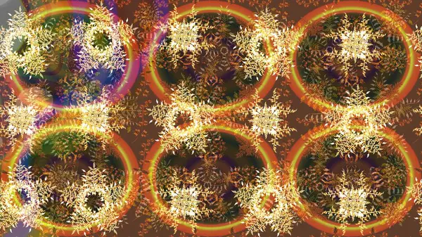 Raster düz çiçek çizim deseni. Hediye ambalaj kağıdı, tebrik kartları, posterler ve pankart tasarımı. Kahverengi renkte çiçekler.