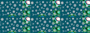 Raster güzel bir çiçek deseni çizmiş. Bahar mevsimi. Nazik romantik baskı. Tatil havası..