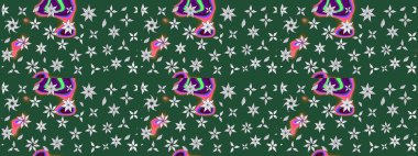Çizim raster deseni. Çiçek arkaplan. Güzel kumaş deseni.