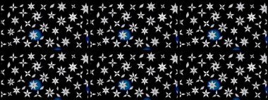 Tony 'nin kumaş kalıbını çiz. Raster illüstrasyonu. Küçük çiçekteki sevimli çiçek deseni. Modaya uygun kumaş deseni.