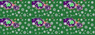 Güzel kumaş deseni. Güzel suluboya yaz çiçekleri deseni..