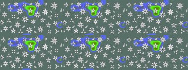 Yatak çarşafları, ceket, paket tasarımı, kumaş ve moda kavramları için tekstil baskısı. Eskiz modeli etnik tasarım. Çiçekleri, deniz kabukları, mandalaları ve suluboya efektleri olan deniz altyapısı.