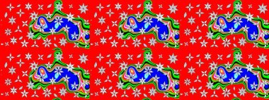 Eski moda arka plan. Raster illüstrasyonu. Kıvırcık, parlak örgü. Çiçek çelengi. Desen, çizim, çiçek sınırı. Güzel, pürüzsüz kumaş, tuval..