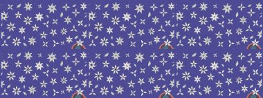 Tekstil için figür. Poster ya da kapak için arka plan. Yapraklı çizim şekli. Şirin, zarif çiçekler Raster illüstrasyonu. Davetiye ve kartpostal tasarımı için dekoratif çiçek unsurları.