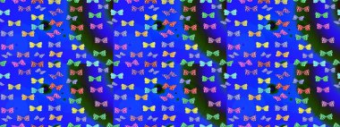 Mavi renkleri yakından izle. Yumuşak mavi arka planda izole edilmiş şirin yaban sinekleri. Sanat retro kaplanabilir açılış tasarımı tarzında serbest doğrusal mürekkep el logosu.