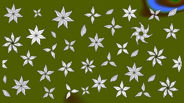 Nazik romantik baskı. Tatil havası. Bahar mevsimi. Raster güzel bir çiçek deseni çiziyor..