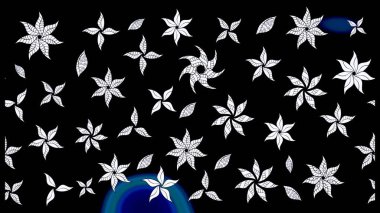 Suluboya, elle çizilmiş. Eskiz arkaplan modeli. Raster hisseleri. Siyah üzerine çiçekler.