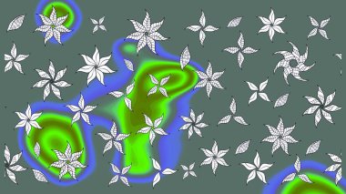 Çocuk stili. Renkli Bahar Teması eskiz kalıbı. Çiçekli eskiz arkaplanı. Düz Çiçek Elementleri Tasarımı.