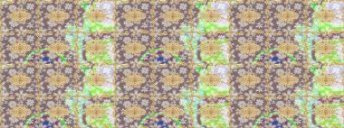 Altın elementlerle nötr renklerde altın desen. Geleneksel oryantasyon süsü. Klasik klasik klasik arka plan. Klasik Raster altın desenini çiz.