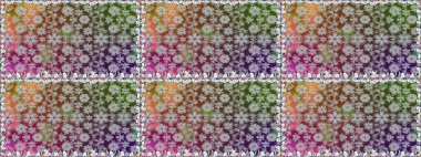 Gri renkli çiçekli kusursuz çiçek deseni. Suluboya tarzında gri renkte çiçekler.