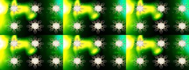 Raster illüstrasyonu. Renkli arka planda izole tatlı kar taneleri. Ağ için güzel bir kar tanesi simgesinin basit bir çizimi. Güzel kar tanesi simgesi.