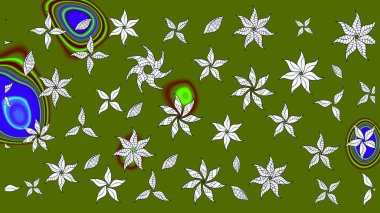 Çiçekli eskiz arkaplanı. Çocuk stili. Düz Çiçek Elementleri Tasarımı. Renkli Bahar Teması çizim şablonu.