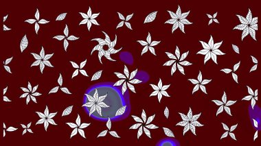 Üst manzara, yumuşak kırmızı renk tarzı. Manzaralı çiçek deseni. Sevgililer günü ve tebrik kartı konsepti için şık bir davetiye. Çiçek kompozisyonu, el boyası, hassas şablon..