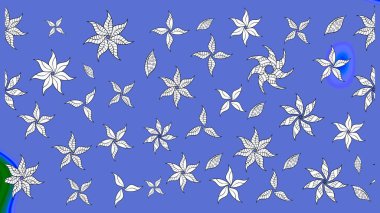 Güzel kumaş deseni. Raster suluboya deseni, narin çiçekler, mavi çiçekler, tebrik kartı şablonu..