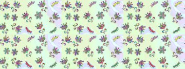 Tarafsız, bej ve kar taneli gri renkler. Renkli arka planda izole tatlı kar taneleri. Raster illüstrasyonu.