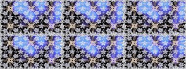 Kusursuz desen. Raster illüstrasyonu. Ultraviyole kumaş deseni. Organik motif arkaplanı.