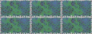 Mavi arka planda izole edilmiş web tasarımı için renk çizgisi raster seti. Kelebek. Kusursuz..