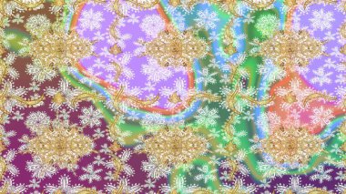 Klasik Raster Golden eskiz kalıbı. Klasik klasik klasik arka plan. Tarafsız renklerde altın elementlerle çizim. Geleneksel oryantasyon süsü.