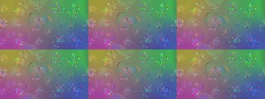 Güzel kumaş deseni. Raster illüstrasyonu. Hoş bir çiçek geçmişi var. Küçük çiçekte çizim deseni.