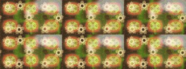 Yeni yıl kar tanesi. Kahverengi, nötr ve yeşil renklerde şirin soyut kar taneleri raster tasarımı. Düz kar karalama ikonları, kar taneleri silueti Noel afişi için, kartlar.