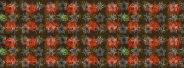 Yılbaşı kış tasarımı için renkli kar taneleri. Elle çizilmiş kartanesi karalaması. Raster illüstrasyonu.