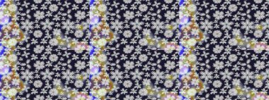 Raster desen. Fantezi kumaş deseni. Çiçekler, suluboya ile sorunsuz çiçek desenli.