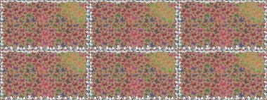 Kağıt, kumaş, ambalaj kağıdı ve duvar kağıdı tasarımı için güzel bir arka plan. Raster illüstrasyonu. Güzel kelebek resimlerini renklendir. Kusursuz..