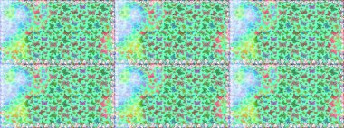 Kusursuz. Mavi ve yeşil arka planda kelebek. Davetiye, kart ve parmak izi için basit kadınsı bir model. Raster illüstrasyonu.