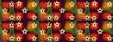 Kar tanesi kışı. Renkli arka planda izole edilmiş suluboya kar taneleri. Raster illüstrasyonu. Kışın sembolü.