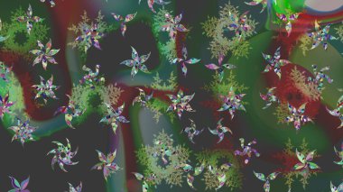 Yeşil lale çiçekli Raster eskiz deseni. Doğal kozmetik ürünleri, parfüm, çiçekçi dükkanı için bahar ihalesi tasarımı. Karşılama ya da düğün geçmişi olarak kullanılabilir. Paket kağıdı için en iyisi..