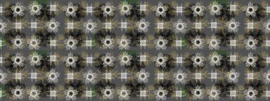 Renkli elementlerle Raster ilginç desen