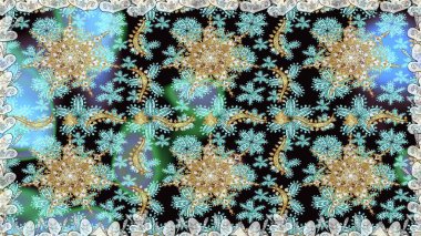 Noel, kar tanesi, yeni yıl 2019. Tarafsız renklerde, altın elementlerle kusursuz bağ dokusu.