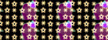 Çiçek deseni. Renkli Bahar Teması eskiz kalıbı. Raster güzel kumaş deseni çiziyor. Düz Çiçek Elementleri Tasarımı.