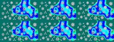 Elle çizilmiş. Doodle çiçekler ve dalları, otlar ve çiçekler. Güzel kumaş deseni. Raster illüstrasyon.