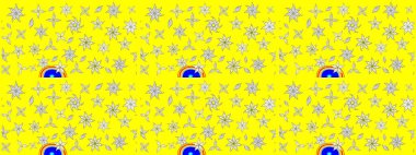 Raster suluboya çiçek deseni, narin çiçekler, sarı çiçekler, tebrik kartı şablonu. Güzel kumaş deseni.