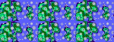 Çiçekli el çizimi çizimi deseni. Modern gösterişli mavi raster arka plan duvar kağıdı çizimi klasik çizgili iz sürme desenli çiçekler, çiçekli süsler.