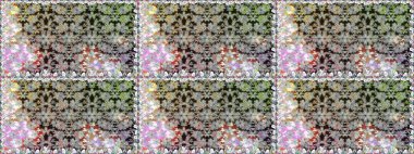 Güzel kumaş deseni. Raster suluboya deseni, narin çiçekler, gri çiçekler, tebrik kartı şablonu..