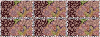 Çiçek desenli duvar kağıdı, desen dolgularını, web sayfası arka planı için kullanılabilir. Stilize çiçek ile Seamless modeli. Süslü zentangle sorunsuz doku, soyut çiçek süs.