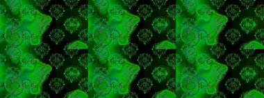 Renkli elementlerle Raster ilginç desen