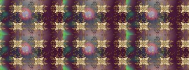 Suluboya desensiz çiçek buketi. Dekorasyon ve tasarım için güzel bir desen. Moda baskısı. Çiçeğin suluboya çizimlerinin mükemmel deseni. Ayarlanmış.