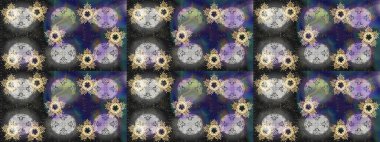 Gri, nötr ve mor renkli kar tanesi süsü. Kar tanesi süsü Raster illüstrasyonu. Güzel süs eşyası. Kar taneleri izole edildi.