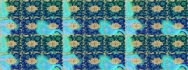 Klasik Raster altın desenini çiz. Geleneksel oryantasyon süsü. Klasik klasik klasik arka plan. Altın elementlerle mavi renklerde altın desen.