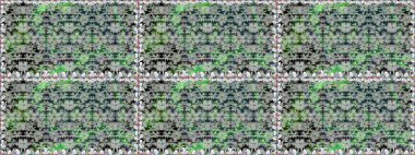 Hediye ambalaj kağıdı, tebrik kartları, posterler ve pankart tasarımı. Raster düz çiçekleri pürüzsüz desen. Gri renkli çiçekler.