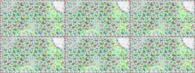 Raster illüstrasyonu. Renkli kelebeklerin kusursuz arka planı. Giysi tasarımı için tarafsız arkaplan dekorasyonu.