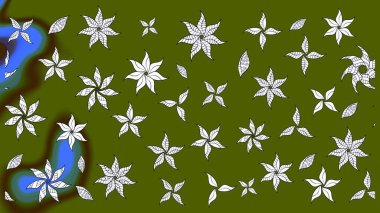 Sevgililer günü ve tebrik kartı konsepti için şık bir davetiye. Yeşil renkte manzaralı çiçek deseni. Üst manzara, yumuşak stil. Çiçek kompozisyonu, el boyası, hassas şablon..