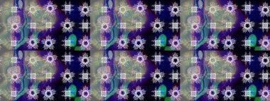 Raster kar taneleri deseni. Renkli arka planda güzel kar taneleri. Raster illüstrasyonu.