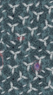 Tarafsız renklerde çiçekler. Yumuşak, bahar çiçekli arka plan. Raster çiçek desenli ve çiçekli..