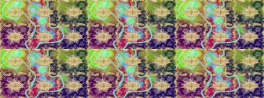 Antika altın tekrarlanabilir duvar kağıdı. Damask çizim kalıbı arka planı tekrarlıyor. Barok tarzında altın çiçek süsü. Tarafsız renklerde altın element.