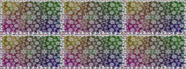 Tebrik kartı geçmişi, boyama kitabı, arkaplan ve tekstil için kullanılabilir. Etnik Mandala havlusu. Raster Henna tarzı. Kusursuz süs izi. Sınır Hindistan çiçek desenli paisley patentli.