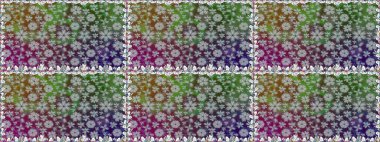 Gri renkli çiçekler. Renkli Bahar Temalı, pürüzsüz bir arka plan. Çiçekli, suluboya desenli kusursuz çiçek deseni. Düz Çiçek Elementleri Tasarım Raster illüstrasyonu.